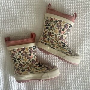 Floral Kids Rain Boots - Floral